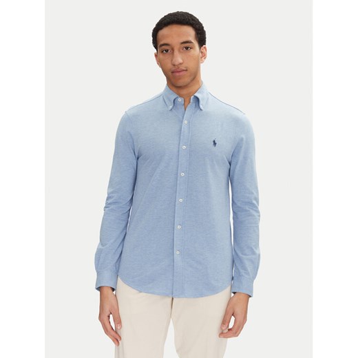Polo Ralph Lauren Koszula 710654408025 Niebieski Regular Fit ze sklepu MODIVO w kategorii Koszule męskie - zdjęcie 183678746
