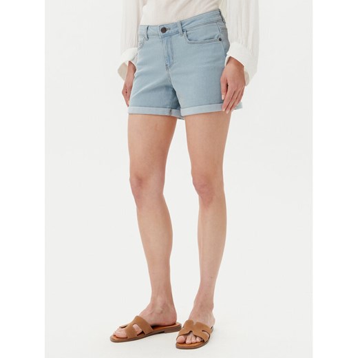 Noisy May Szorty jeansowe Debby 27032491 Niebieski Slim Fit ze sklepu MODIVO w kategorii Szorty - zdjęcie 183678779