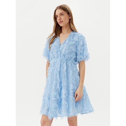 YAS Sukienka koktajlowa Pazylla 26037234 Błękitny Loose Fit ze sklepu MODIVO w kategorii Sukienki - zdjęcie 183678805