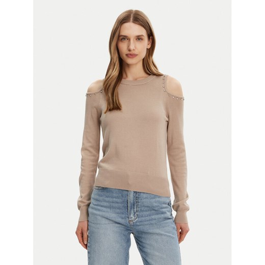 ONLY Sweter Gila 15339512 Beżowy Regular Fit ze sklepu MODIVO w kategorii Swetry damskie - zdjęcie 183678827