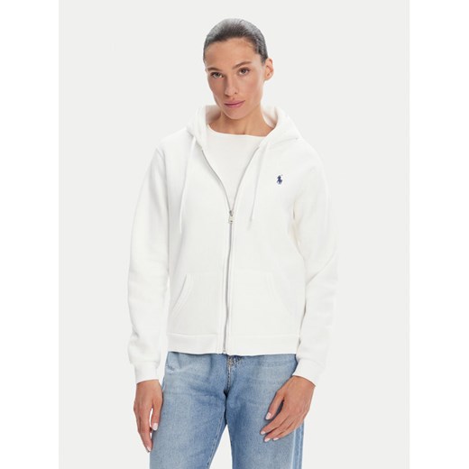 Polo Ralph Lauren Bluza 211943008001 Biały Relaxed Fit ze sklepu MODIVO w kategorii Bluzy damskie - zdjęcie 183678828