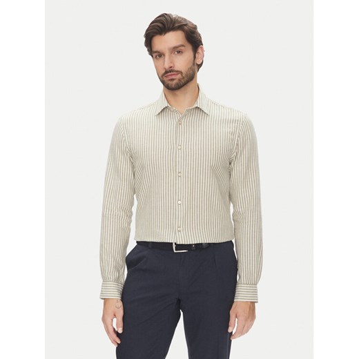 Pierre Cardin Koszula C6 41017.0482 Zielony Modern Fit ze sklepu MODIVO w kategorii Koszule męskie - zdjęcie 183678887
