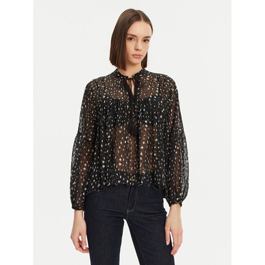 ONLY Bluzka Aida 15283695 Czarny Loose Fit ze sklepu MODIVO w kategorii Bluzki damskie - zdjęcie 183678895