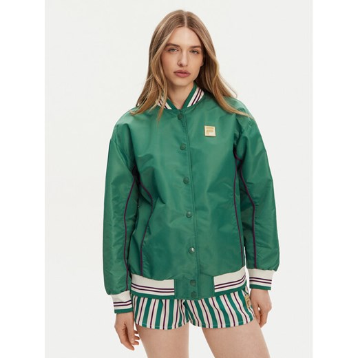 Fila Kurtka bomber Leme FAW0999 Zielony Oversize ze sklepu MODIVO w kategorii Kurtki damskie - zdjęcie 183678899