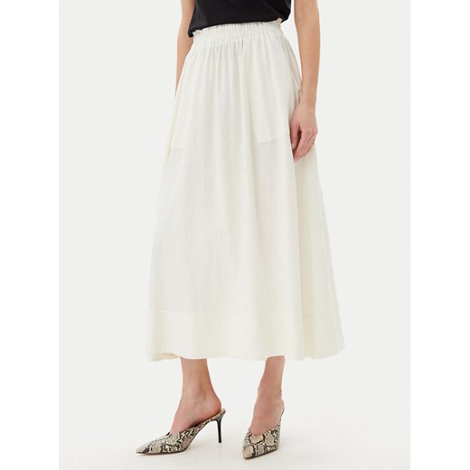 YAS Spódnica maxi Flaxy 26036370 Biały Regular Fit ze sklepu MODIVO w kategorii Spódnice - zdjęcie 183678959
