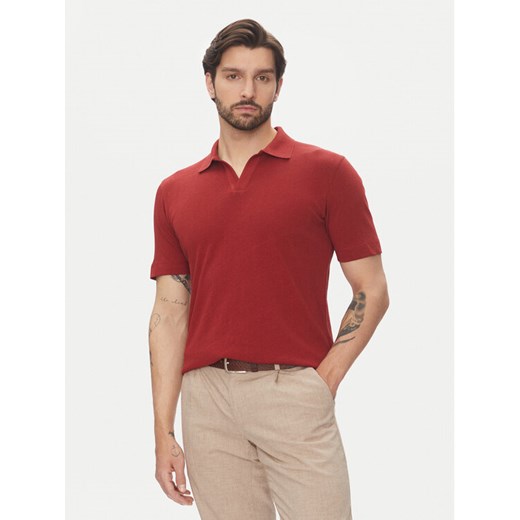Marc O'Polo Polo 523 2091 53026 Czerwony Regular Fit ze sklepu MODIVO w kategorii T-shirty męskie - zdjęcie 183678967