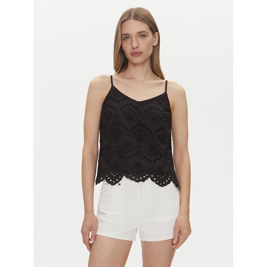 Pieces Top Vilde 17156563 Czarny Regular Fit ze sklepu MODIVO w kategorii Bluzki damskie - zdjęcie 183679039