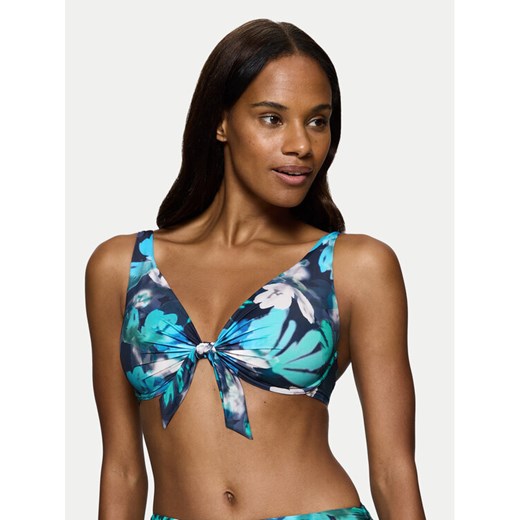 Triumph Góra od bikini Summer Fleur 10222300 Niebieski ze sklepu MODIVO w kategorii Stroje kąpielowe - zdjęcie 183679057