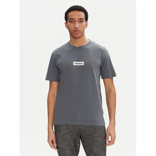 Jack&Jones T-Shirt Split 12273182 Niebieski Regular Fit ze sklepu MODIVO w kategorii T-shirty męskie - zdjęcie 183679088