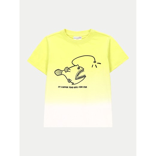 Coccodrillo T-Shirt WC4143203DWK Żółty Regular Fit ze sklepu MODIVO w kategorii T-shirty chłopięce - zdjęcie 183679148