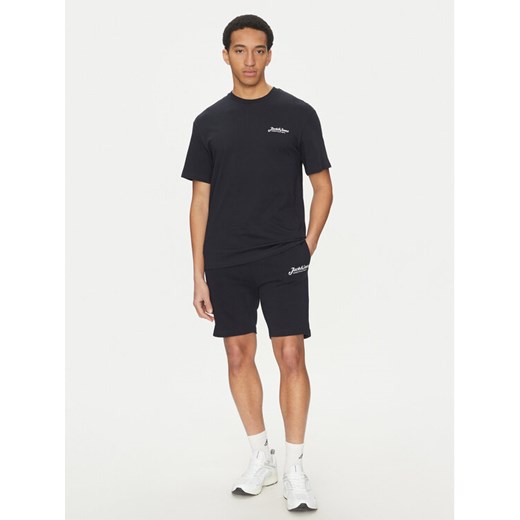 Jack&Jones Komplet t-shirt i szorty sportowe Beau 12277466 Granatowy Relaxed Fit ze sklepu MODIVO w kategorii Spodenki męskie - zdjęcie 183679208