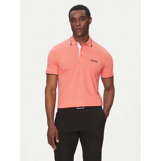BOSS Polo Paddy Pro 50469102 Pomarańczowy Regular Fit ze sklepu MODIVO w kategorii T-shirty męskie - zdjęcie 183679225