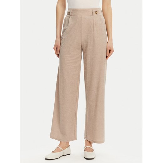 JDY Spodnie materiałowe Birdie Geggo 15320882 Beżowy Regular Fit ze sklepu MODIVO w kategorii Spodnie damskie - zdjęcie 183679226