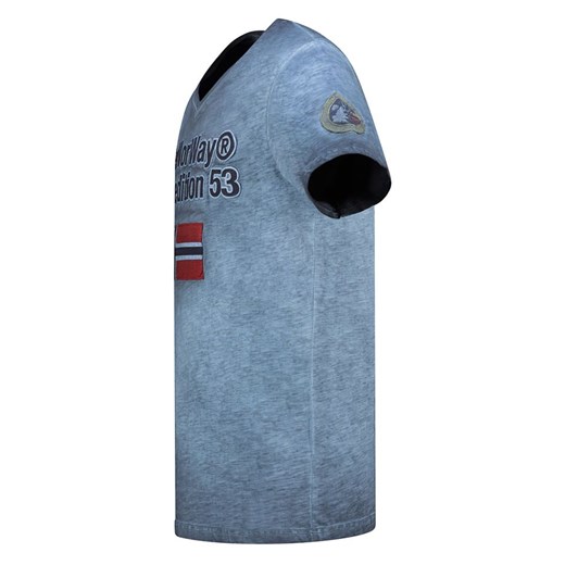 T-shirt męski Geographical Norway z krótkimi rękawami