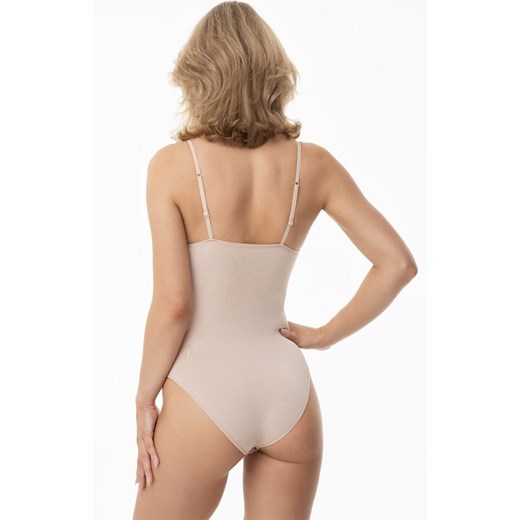 Julimex beżowe body damskie Bamboo, Kolor beżowy, Rozmiar L, Julimex ze sklepu Intymna w kategorii Body damskie - zdjęcie 183682875