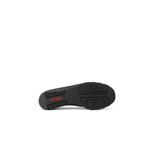 Półbuty Rieker 53785-00 Czarny Rieker 42 eobuwie.pl