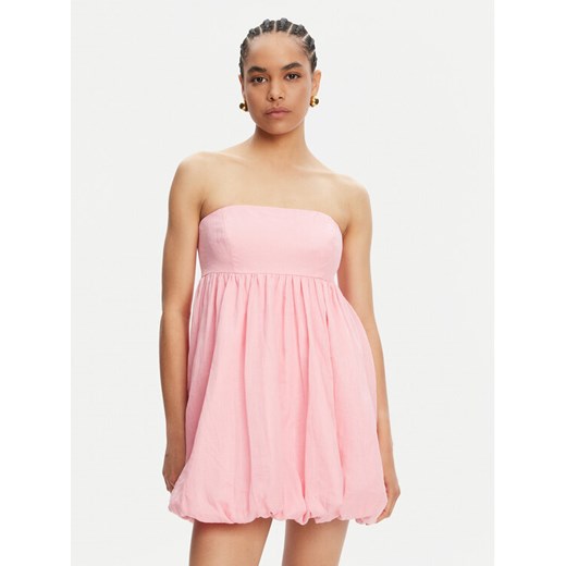 BARDOT Sukienka letnia 60006DB Różowy Regular Fit ze sklepu MODIVO w kategorii Sukienki - zdjęcie 183683776