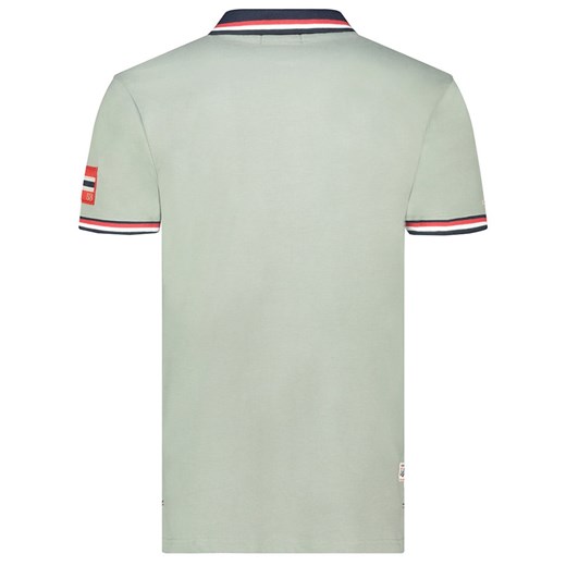 T-shirt męski Geographical Norway zielony z krótkim rękawem