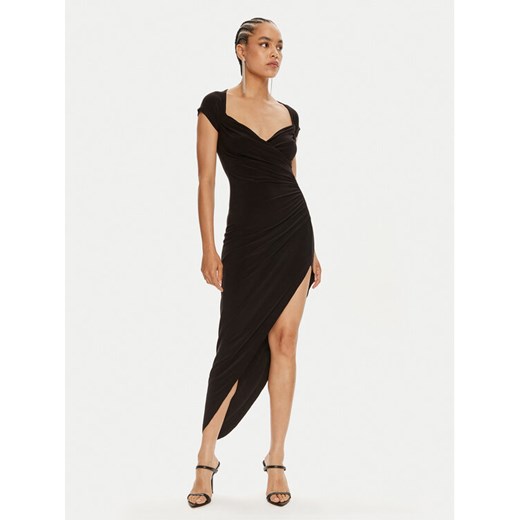 NORMA KAMALI Sukienka koktajlowa KK1243PLC98001 Czarny Slim Fit ze sklepu MODIVO w kategorii Sukienki - zdjęcie 183689025