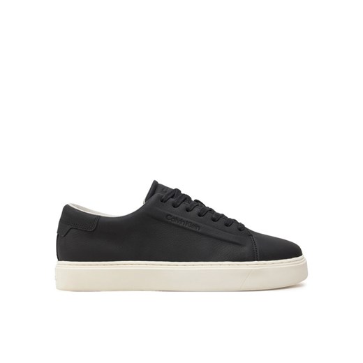 Calvin Klein Sneakersy Low Top Lace Up Lth HM0HM01516 Czarny ze sklepu MODIVO w kategorii Buty sportowe męskie - zdjęcie 183689046
