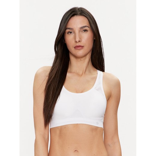 Athlecia Biustonosz sportowy Rosemary W Sports Bra E181384 Biały Regular Fit ze sklepu MODIVO w kategorii Biustonosze - zdjęcie 183689085