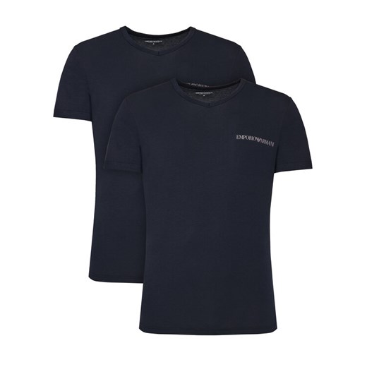 Emporio Armani Underwear Komplet 2 t-shirtów EM000392 AF10779 MB143 Granatowy Regular Fit ze sklepu MODIVO w kategorii T-shirty męskie - zdjęcie 183689097