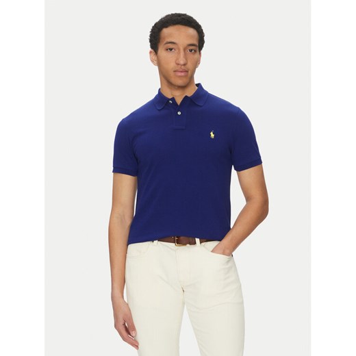Polo Ralph Lauren Polo Core Replen 710795080 Granatowy Slim Fit ze sklepu MODIVO w kategorii T-shirty męskie - zdjęcie 183689227