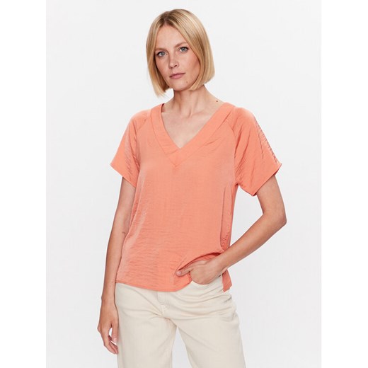 s.Oliver T-Shirt 2129455 Pomarańczowy Regular Fit 44 MODIVO