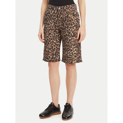 JJXX Bermudy Sarah 12283781 Brązowy Baggy Fit ze sklepu MODIVO w kategorii Szorty - zdjęcie 183689299