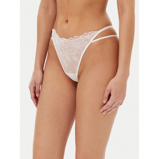 Hunkemöller Stringi Lauren 300904 Écru ze sklepu MODIVO w kategorii Majtki damskie - zdjęcie 183689316