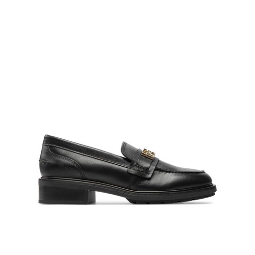 Tommy Hilfiger Loafersy FW0FW08257 Czarny ze sklepu MODIVO w kategorii Lordsy damskie - zdjęcie 183689387