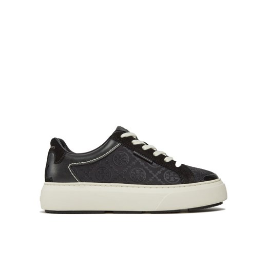 Tory Burch Sneakersy T Monogram Ladybug Sneaker 153015 Czarny ze sklepu MODIVO w kategorii Trampki damskie - zdjęcie 183689415