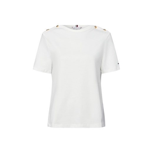 Tommy Hilfiger Koszulka damska Kobiety Bawełna écru jednolity ze sklepu vangraaf w kategorii Bluzki damskie - zdjęcie 183691539
