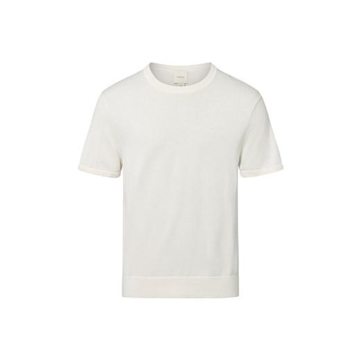 Calvin Klein Koszulka męska Mężczyźni Bawełna écru jednolity ze sklepu vangraaf w kategorii T-shirty męskie - zdjęcie 183691565