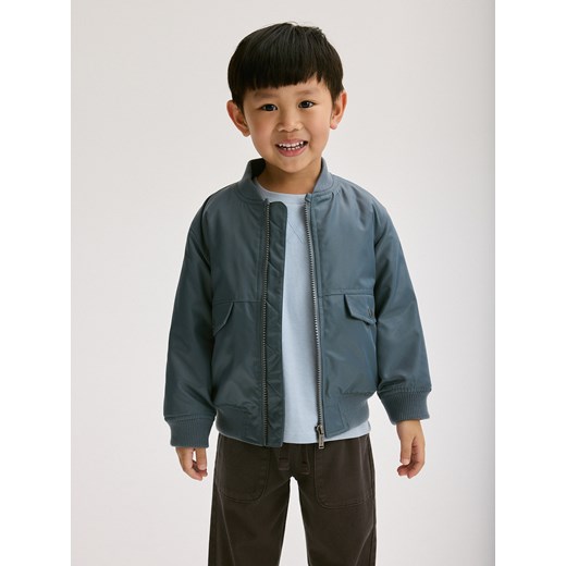 Reserved - Kurtka bomber oversize - granatowy Reserved 86 (12-18 m.) okazja Reserved