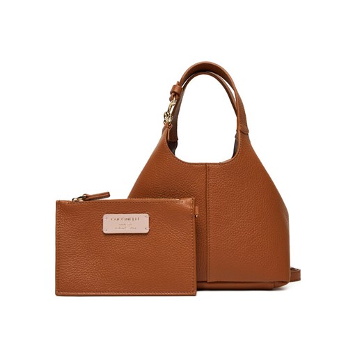 Torebka Coccinelle E1 SHA 58 01 01 Brązowy ze sklepu eobuwie.pl w kategorii Torby Shopper bag - zdjęcie 183692048