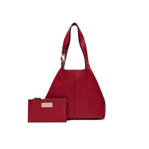 Torebka Coccinelle E1 SHA 11 02 01 Bordowy ze sklepu eobuwie.pl w kategorii Torby Shopper bag - zdjęcie 183692059