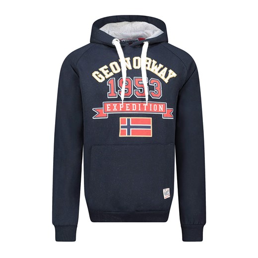 Geographical Norway Bluza &quot;Gollegio&quot; w kolorze granatowym ze sklepu Limango Polska w kategorii Bluzy męskie - zdjęcie 183693537