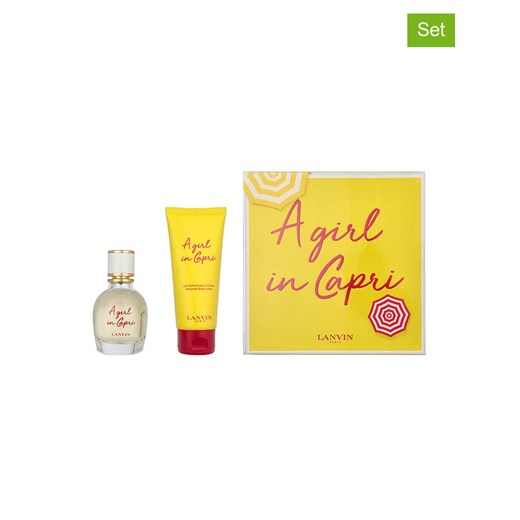 Lanvin 2-częściowy zestaw &quot;A Girl In Capri&quot; ze sklepu Limango Polska w kategorii Perfumy damskie - zdjęcie 183693549