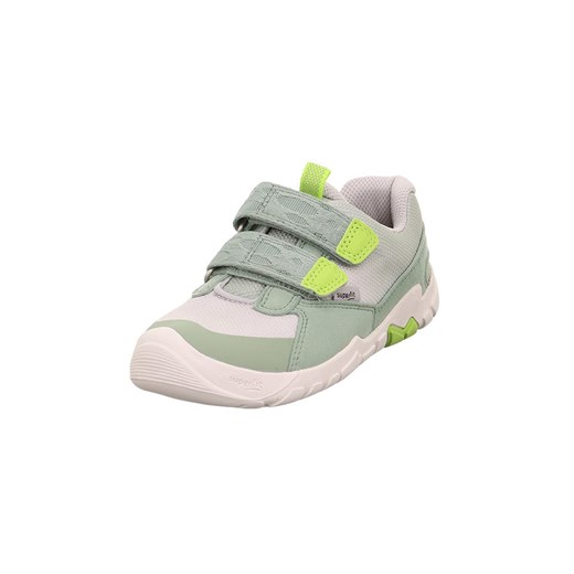 superfit Skórzane sneakersy "Trace" w kolorze zielono-białym do Superfit 33 wyprzedaż Limango Polska