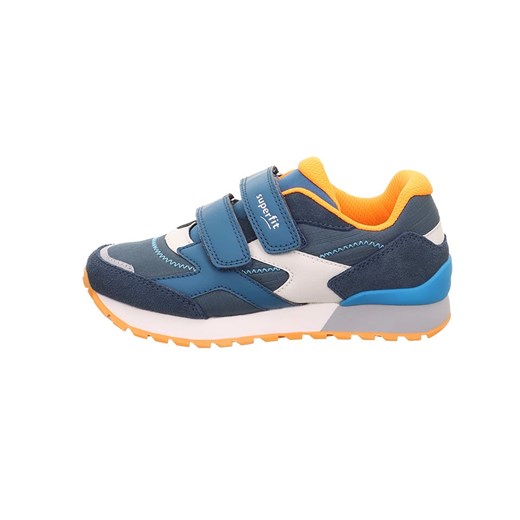 superfit Skórzane sneakersy &quot;Dash&quot; w kolorze pomarańczowo-biało-niebieskim ze sklepu Limango Polska w kategorii Buty sportowe dziecięce - zdjęcie 183694348