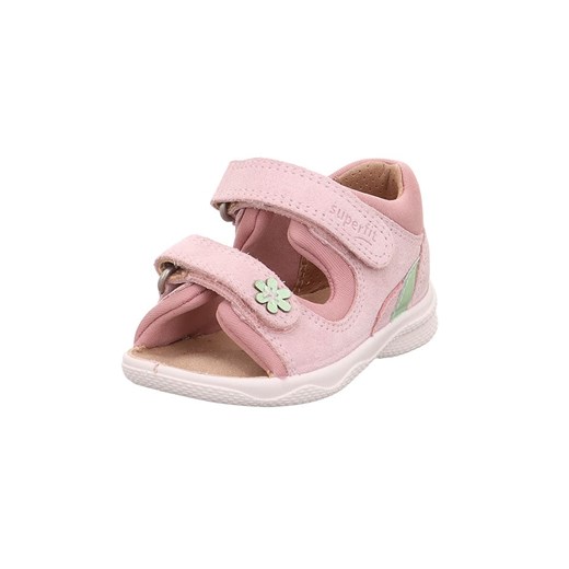 superfit Skórzane sandały &quot;Polly&quot; w kolorze jasnoróżowym Superfit 22 okazja Limango Polska