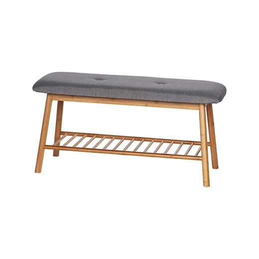 Wenko Ławka &quot;Bahari&quot; w kolorze jasnobrązowym na buty - 90 x 45 x 34 cm ze sklepu Limango Polska w kategorii Meble - zdjęcie 183694676