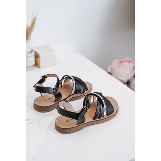 Rock &amp; Joy Sandały w kolorze czarnym Rock & Joy 33 promocyjna cena Limango Polska