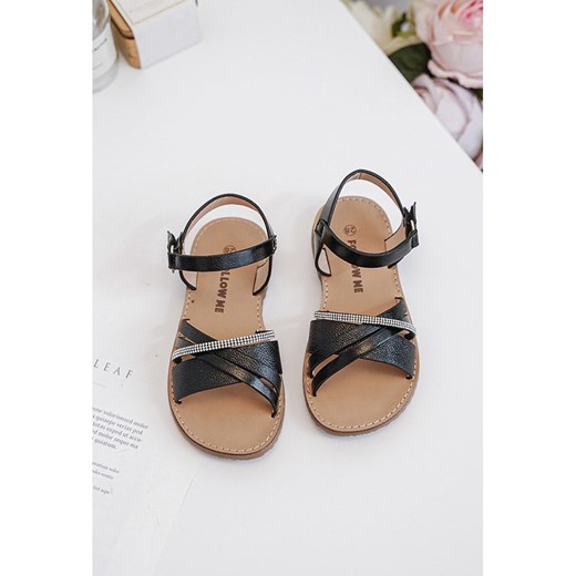 Rock &amp; Joy Sandały w kolorze czarnym Rock & Joy 33 promocyjna cena Limango Polska