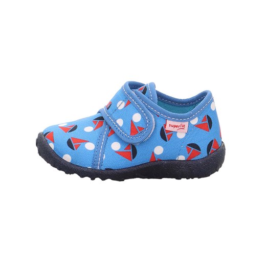 superfit Kapcie &quot;Spotty&quot; w kolorze niebiesko-czerwono-białym ze sklepu Limango Polska w kategorii Kapcie dziecięce - zdjęcie 183695448