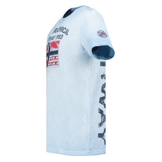 T-shirt męski Geographical Norway z krótkim rękawem
