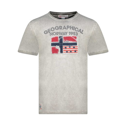 Geographical Norway Koszulka &quot;Jotz&quot; w kolorze szarym ze sklepu Limango Polska w kategorii T-shirty męskie - zdjęcie 183695737
