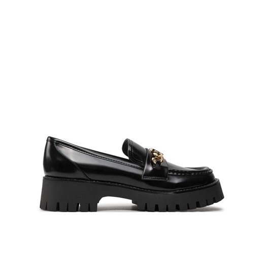 Loafersy Guess Almosty FLTALM ELE14 Czarny ze sklepu eobuwie.pl w kategorii Lordsy damskie - zdjęcie 183695766