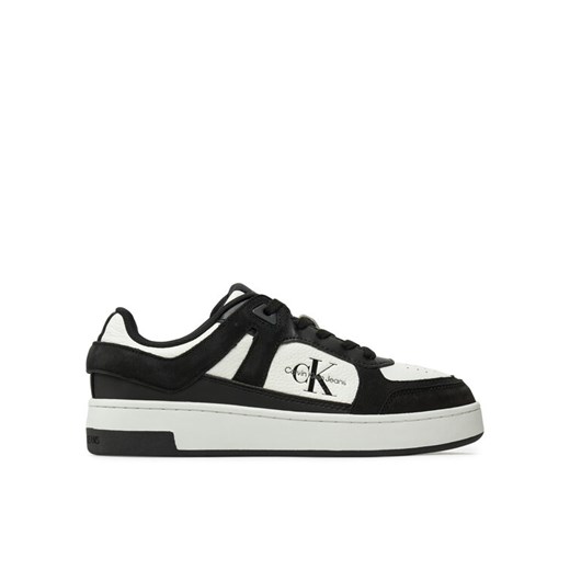 Sneakersy Calvin Klein Jeans Basket Cupsole Low Ml Mix YW0YW01579 Czarny ze sklepu eobuwie.pl w kategorii Buty sportowe damskie - zdjęcie 183695779